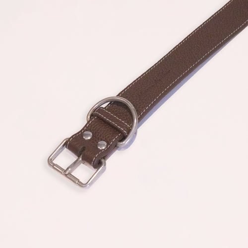 Brown Leather Collar